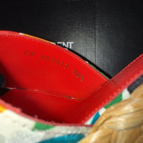 Brand new Saint Laurent Multicolor Women's Sandals size 8.5 - Picture 6 of 10
